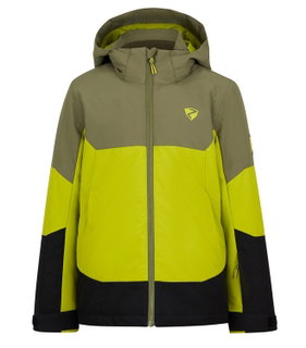 Ziener Winter-Skijacke Agimo-Z (wasserdicht, winddicht, warm) 2025 electricgrün Kinder