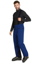 Ziener Winter Ski Trousers Tronador Pants (waterproof, windproof, snow gaiters) long dark blue Men's