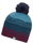Ziener Knitted Hat Ishi (warm, fleece lining, reflective elements) blue/purple Children