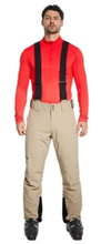 Ziener Winter Ski Trousers Tazlin-Z (waterproof, windproof, snow gaiters) long 2025 sand brown men's