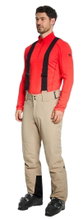 Ziener Winter Ski Trousers Tazlin-Z (waterproof, windproof, snow gaiters) long 2025 sand brown men's