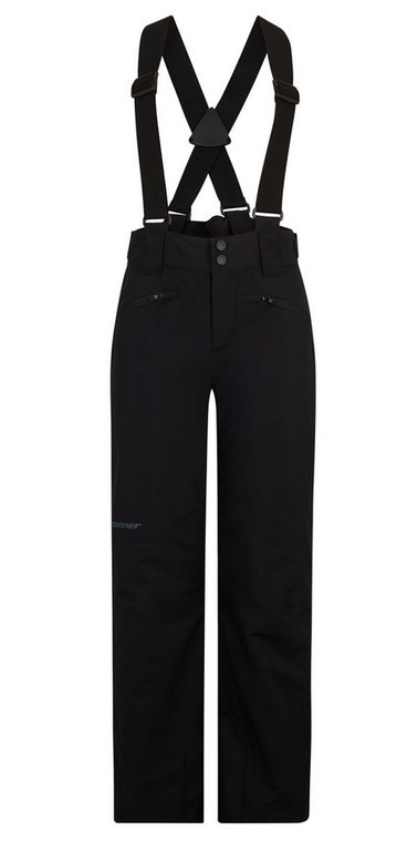 Ziener Winter-Skihose Axi Pants (wasserdicht, winddicht, Schneefang) schwarz Kinder