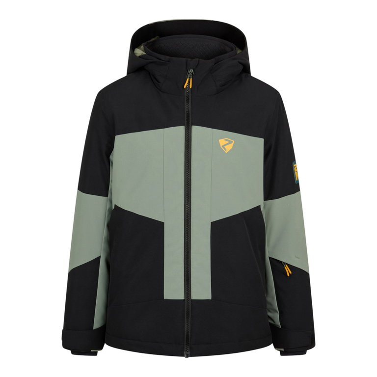 Ziener Winter Ski Jacket Agimo-Z (waterproof, windproof, warm) 2026 green/black children