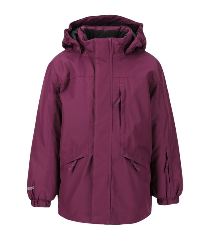 Zigzag Winter Ski Jacket Arctic Ski Jacket W-Pro 10000 (waterproof, windproof) purple children