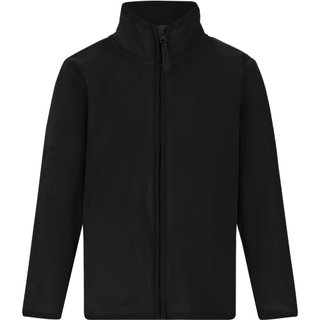 Zigzag Fleecejacke Lakefield (warm, weich) schwarz Kinder