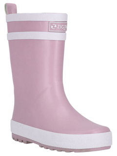 Zigzag rubber boots Hurricane Kids pink children
