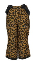 Zigzag Winter Ski Trousers Soho Printed Ski Pant W-PRO 10000 (waterproof, breathable, snow gaiter) gold/black children