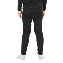 Zigzag Funktionsunterwäsche-Set Terry Merino Wool Ski Underwear (Langarmshirt und lange Hose) dunkelgrau Kinder