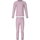 Zigzag Funktionsunterwäsche-Set Terry Merino Wool Ski Underwear (Langarmshirt und lange Hose) lila Kinder