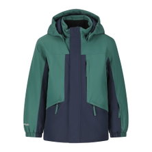 Zigzag Winter-Skijacke Arctic Ski Jacket W-Pro 10000 (wasserdicht, winddicht) grün/navyblau Kinder