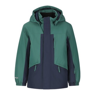 Zigzag Winter-Skijacke Arctic Ski Jacket W-Pro 10000 (wasserdicht, winddicht) grün/navyblau Kinder