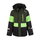 Zigzag Winter Ski Jacket Taylora W-PRO 15,000 (4-way stretch, waterproof, windproof) black/lime/green children