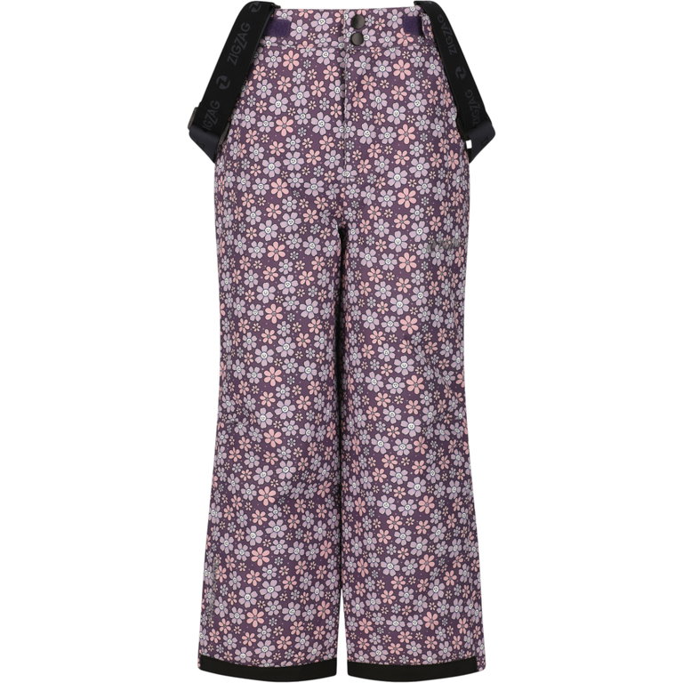 Zigzag Winter-Skihose Soho Printed Ski Pant W-PRO 10000 (wasserdicht, atmungsaktiv, Schneefang) lila/bunt Mädchen