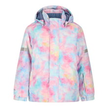 Zigzag Winter Ski Jacket Funzone Printed Ski Jacket W-PRO 10000 (waterproof, windproof) light pink/blue girls