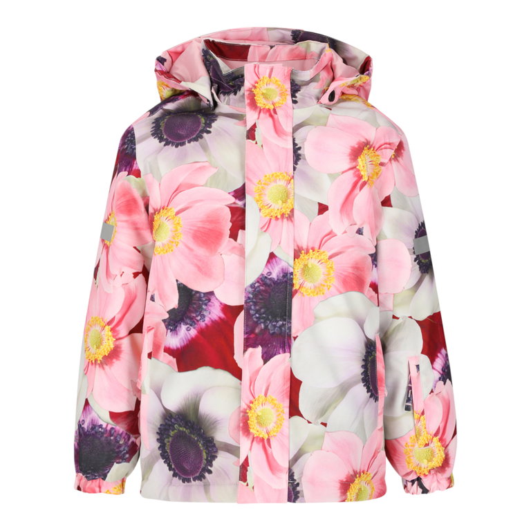 Zigzag Winter Ski Jacket Funzone Printed Ski Jacket W-PRO 10000 (waterproof, windproof) light pink/multicoloured girls