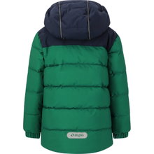 Zigzag Winterjacke Esra Puffer Jacket (wasserdicht, winddicht, warm wattiert) grün Kinder