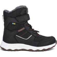 Zigzag Winterstiefel Balful WP V2 (wasserdicht, warm, gefüttert) schwarz/weiss Kinder
