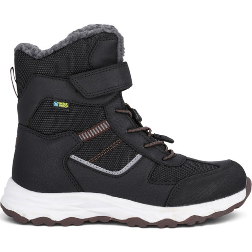 Zigzag Winterstiefel Balful WP V2 (wasserdicht, warm, gefüttert) schwarz/weiss Kinder