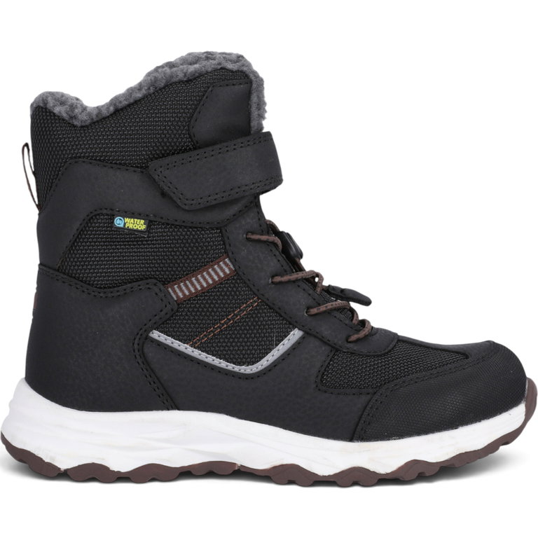 Zigzag Winterstiefel Balful WP V2 (wasserdicht, warm, gefüttert) schwarz/weiss Kinder