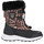 Zigzag Winterstiefel Wesend Boot WP (wasserdicht, warm, gefüttert) schwarz/braun Mädchen
