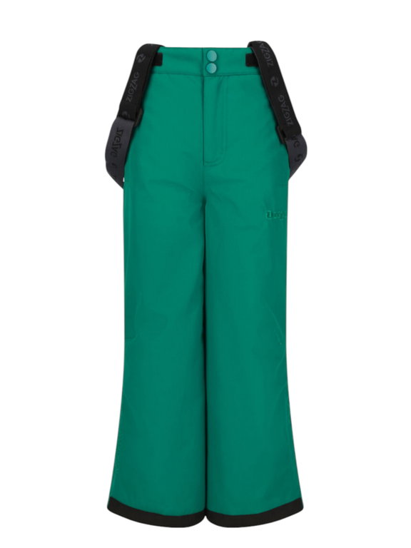 Zigzag Winter Ski Trousers Soho W-PRO 10,000 (waterproof, breathable, windproof) green children