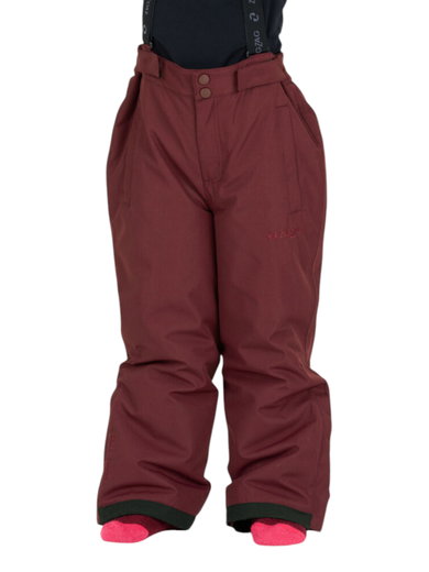Zigzag Winter-Skihose Soho W-PRO 10.000 (wasserdicht, atmungsaktiv, winddicht) weinrot Kinder