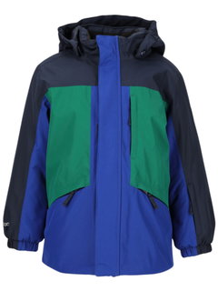 Zigzag Winter-Skijacke Arctic Ski Jacket W-Pro 10000 (wasserdicht, winddicht) navyblau/grün/blau Kinder