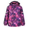 Zigzag Winter-Skijacke Funzone Printed Ski Jacket W-PRO 10000 (wasserdicht, winddicht) pink/bunt Mädchen