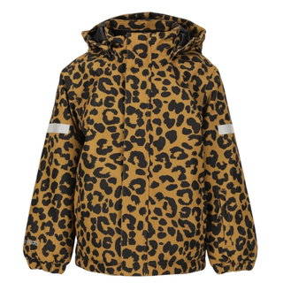 Zigzag Winter Ski Jacket Funzone Printed Ski Jacket W-PRO 10000 (waterproof, windproof) black/gold children