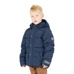 Zigzag Winterjacke Lusano Puffer (wasserdicht, winddicht, wärmend dank Daunenfüllung) navyblau Kinder