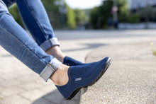 Leguano Barfussschuhe Slipper Scio (flexible Sohle, pures Barfußgefühl) blau