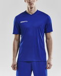 Craft Sport T-shirt (Jersey) Squad Solid - loose fit, quick-drying - cobalt blue Men