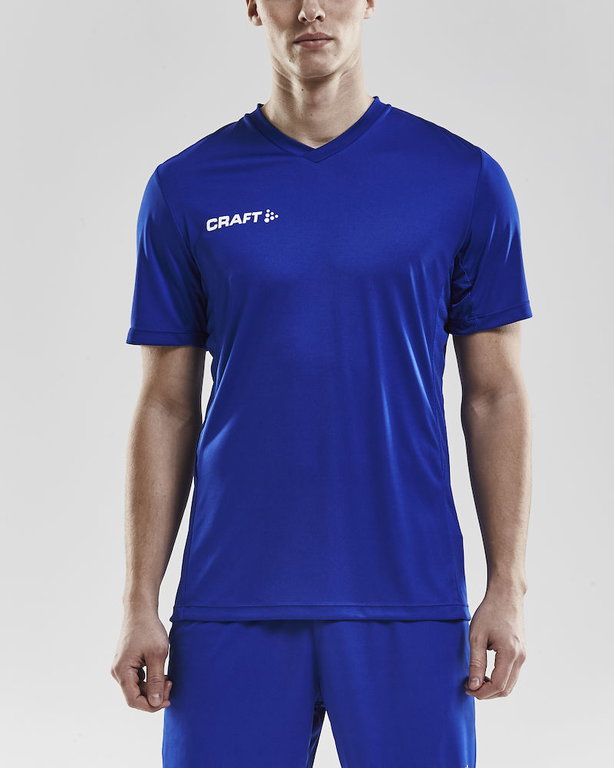 Craft Sport-Tshirt (Trikot) Squad Solid - lockere Schnitt, schnelltrocknend - kobaltblau Herren