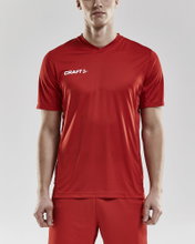 Craft Sport-Tshirt (Trikot) Squad Solid - lockere Schnitt, schnelltrocknend - rot Herren