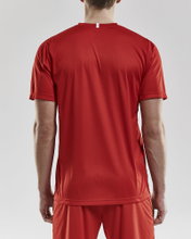 Craft Sport-Tshirt (Trikot) Squad Solid - lockere Schnitt, schnelltrocknend - rot Herren