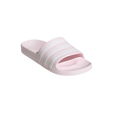 adidas Badeschuhe Adilette Aqua 3-Streifen (Cloudfoam Fußbett, vorgeformter EVA-Riemen) hellpink - 1 Paar