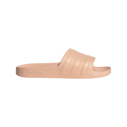 adidas Badeschuhe Adilette Aqua 3-Streifen (Cloudfoam Fußbett, vorgeformter EVA-Riemen) hellorange- 1 Paar