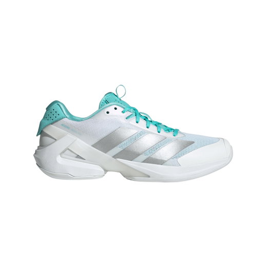 adidas Tennisschuhe Adizero Ubersonic 5 Allcourt/Leichtigkeit weiss/silber/tealgrün Damen