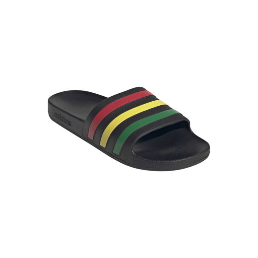 adidas Badeschuhe Adilette Aqua 3-Streifen schwarz/bunt Herren - 1 Paar