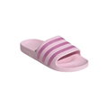 adidas swimming shoes Adilette Aqua 3-Stripes (Cloudfoam footbed, contoured EVA strap) pink/purple - 1 pair