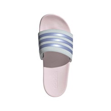 adidas Adilette Comfort Slides - 3-Stripes - blue/pink Ladies
