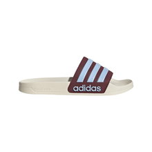 adidas Shower Slides Adilette 3-Stripes cream white/wine red men's
