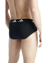 adidas Underwear Slip Brief Active Flex Cotton - black - 3 pieces