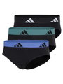 adidas Unterwäsche Slip Brief Active Flex Cotton - mehrfarbig - 3 Stück