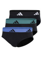 adidas Underwear Slip Brief Active Flex Cotton - multicoloured - 3 pieces