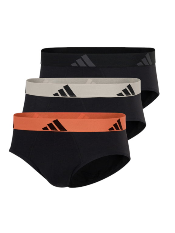adidas Unterwäsche Slip Brief Active Flex Cotton - mehrfarbig - 3 Stück