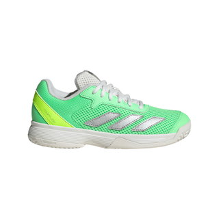 adidas Courtflash Allcourt 2025 tennis shoes lime green children