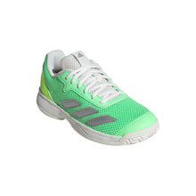 adidas Courtflash Allcourt 2025 tennis shoes lime green children