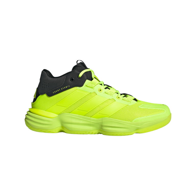 adidas Hallen-Indoorschuhe Courtstabil (Basketball) limegelb/schwarz Herren