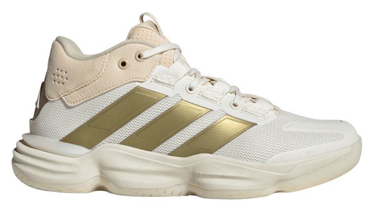 adidas Hallen-Indoorschuhe Courtstabil (Basketball) weiss/gold/beige Damen